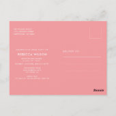 Graduation Invitation | Photo Graduation Party ポストカード (裏面)
