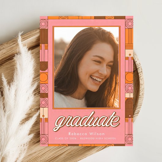 Graduation Invitation | Photo Graduation Party ポストカード