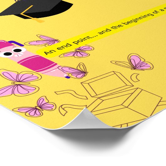 Graduation Invite – New Chapter Begins ポスター (角)