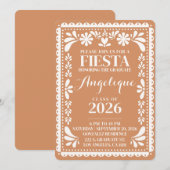 Graduation Invite Papel Picado Class of 2026 招待状 (正面/裏面)