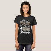 Graduation Leopard  Proud Mom Of a Class 2025 Seni Tシャツ (正面フル)