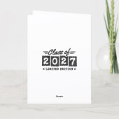 Graduation Limited Edition Senior Class of 2027 カード (裏面)