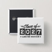 Graduation Limited Edition Senior Class of 2027 缶バッジ (正面&裏面)
