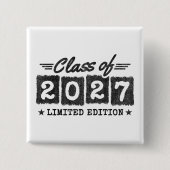 Graduation Limited Edition Senior Class of 2027 缶バッジ (正面)