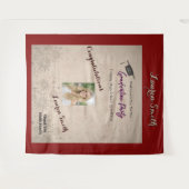 Graduation Modern Graduation Party Invitation タペストリー (正面(横))