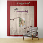 Graduation Modern Graduation Party Invitation タペストリー (インサイチュ)