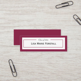 Graduation Name Card スキニー名刺