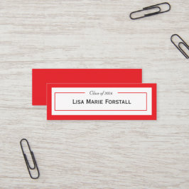 Graduation Name Card スキニー名刺
