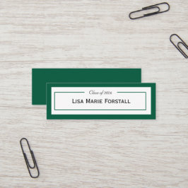 Graduation Name Card スキニー名刺