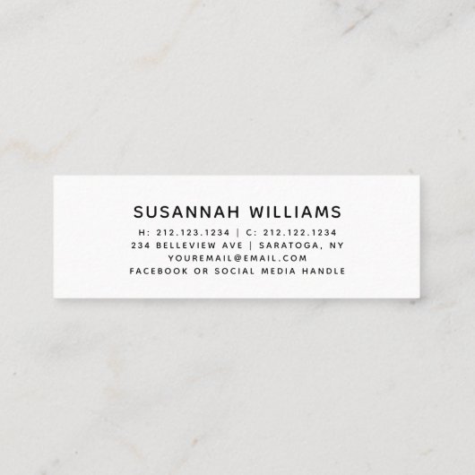 Graduation Name Card Modern Script Silver Cap コーリングカード (裏面)