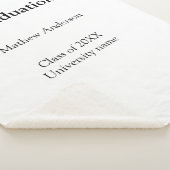 Graduation name class of 20XX university name simp シェルパブランケット (3/4)