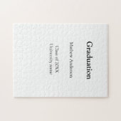 Graduation name class of 20XX university name simp ジグソーパズル (横)