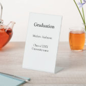 Graduation name class of 20XX university name simp 台座サイン (インサイチュ)