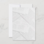 Graduation Newspaper Photo Invitation 招待状 (裏面)