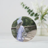 Graduation Online Invitation QR Code 2026 招待状 (スタンド正面)