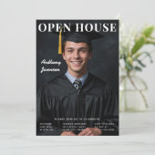 Graduation Open House Photo Invite 招待状 (スタンド正面)