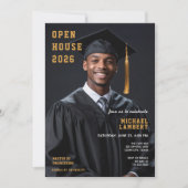 Graduation Open House Photo Invite 2026 招待状 (正面)