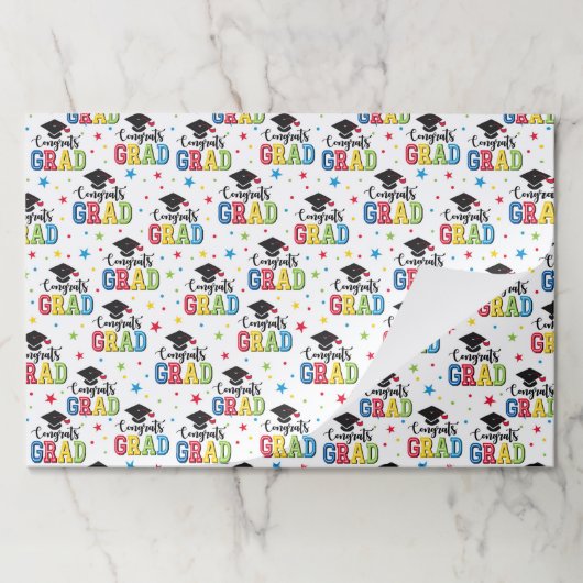 Graduation Paper Placemats ペーパーパッド (折り畳み)