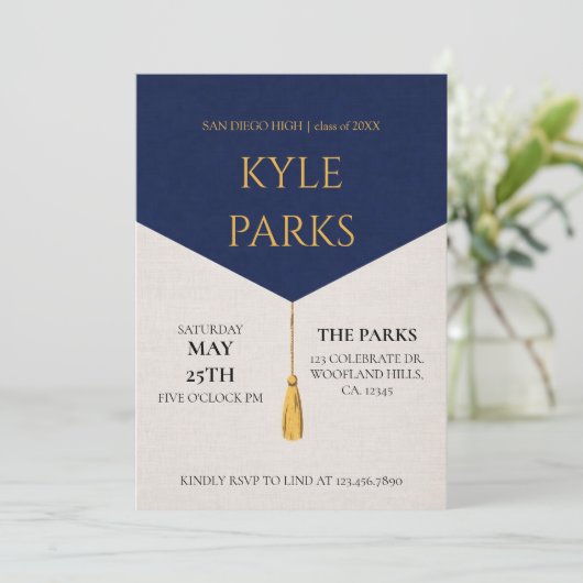 Graduation Party 招待状 (スタンド正面)