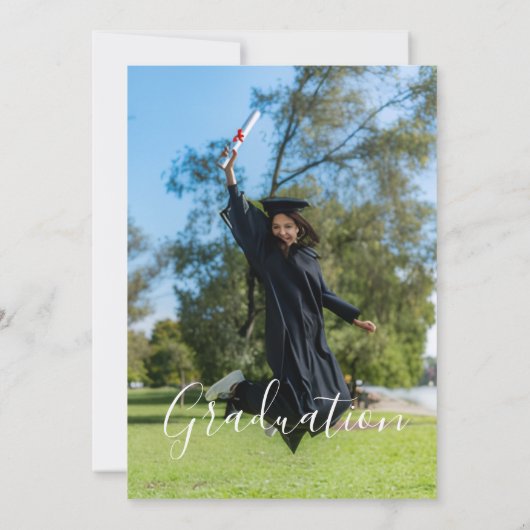 Graduation Party 招待状 (裏面)