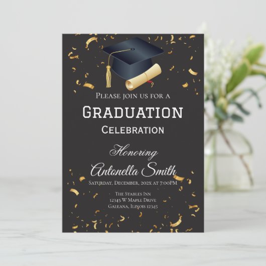 Graduation Party  招待状 (スタンド正面)