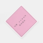 Graduation Party Class Of 2026  Pink Black スタンダードランチョンナプキン (角)