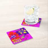 Graduation Party Custom Disposable Drink Coasters スクエアペーパーコースター (インサイチュ)