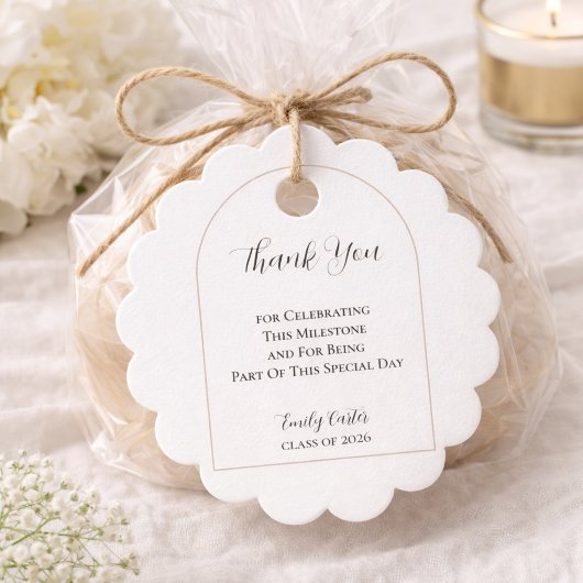 Graduation Party  | Elegant Script フェイバータグ