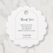 Graduation Party  | Elegant Script フェイバータグ (正面)