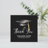 Graduation Party Flat Thank You Card サンキューカード (スタンド正面)