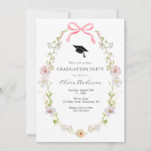 Graduation Party Girl 招待状 (正面)