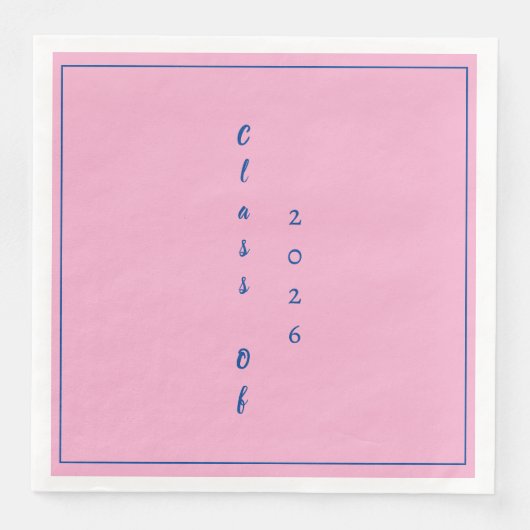 Graduation Party Graduate Class Of 2026 Pink (正面)