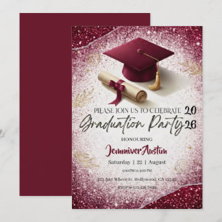 Graduation Party Invitation 招待状