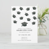 Graduation Party Invitation 招待状 (スタンド正面)