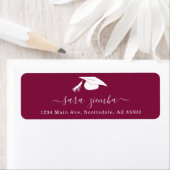 Graduation Party Invitation / Announcement Address ラベル (インサイチュ)