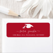 Graduation Party Invitation / Announcement Address ラベル (インサイチュ)