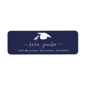 Graduation Party Invitation / Announcement Address ラベル (正面)