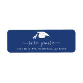 Graduation Party Invitation / Announcement Address ラベル (正面)