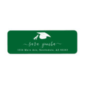 Graduation Party Invitation / Announcement Address ラベル (正面)