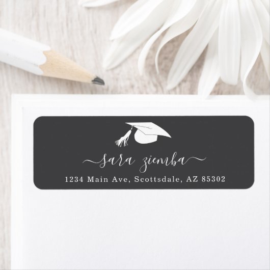 Graduation Party Invitation / Announcement Address ラベル (インサイチュ)