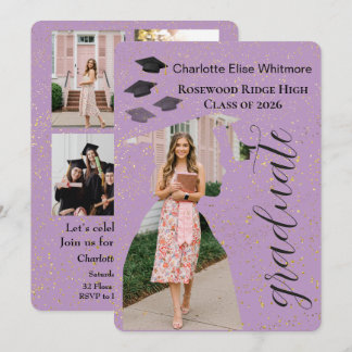 Graduation Party Invitation Card 招待状