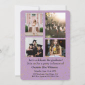 Graduation Party Invitation Card 招待状 (裏面)