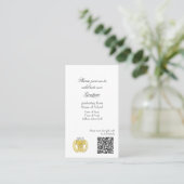 Graduation Party Invitation Enclosure Card 名刺 (スタンド正面)