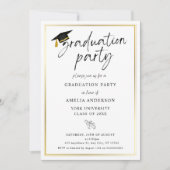 Graduation Party Invitation, Graduation Invitation 招待状 (正面)