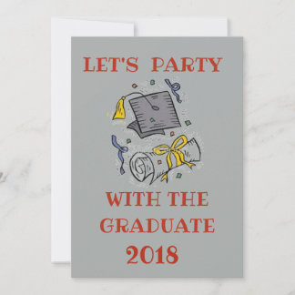GRADUATION PARTY INVITE 招待状