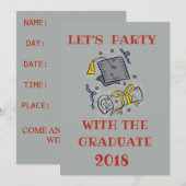 GRADUATION PARTY INVITE 招待状 (正面/裏面)