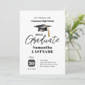 Graduation Party One Photo Invitations 招待状 (スタンド正面)