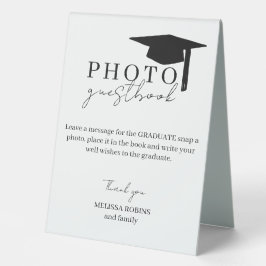 Graduation Party Photo Guestbook テーブルテントサイン