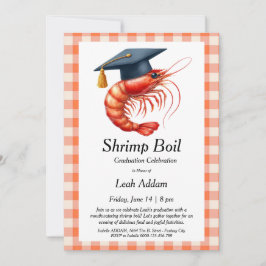 Graduation Party Shrimp Boil Invitation 招待状