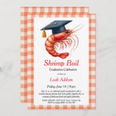 Graduation Party Shrimp Boil Invitation 招待状 (正面/裏面)